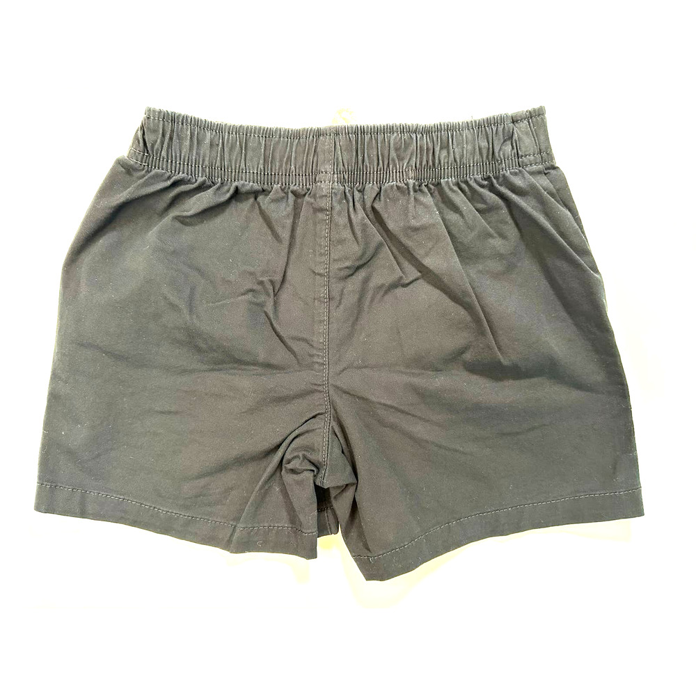 Girls Black Woven Shorts w/ Drawstrings, Size 7/8